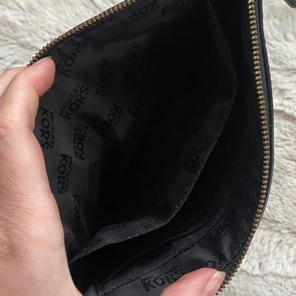Michael Kors Black Wristlet
